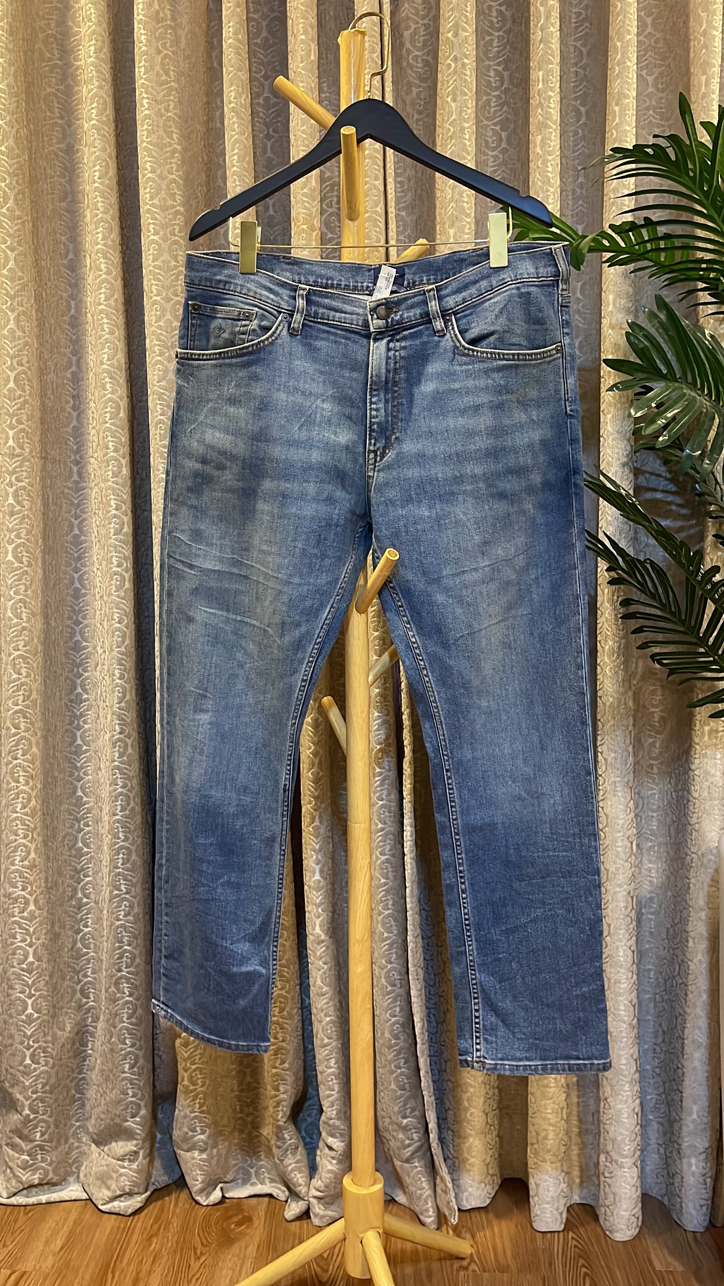 Blue Straight Jeans