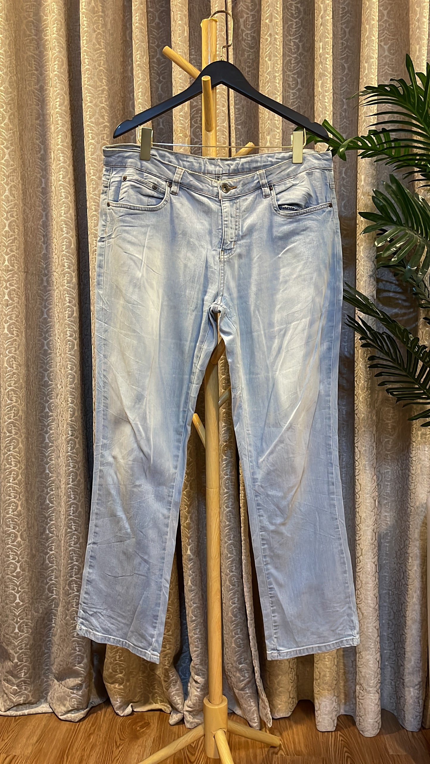 Blue Straight Jeans
