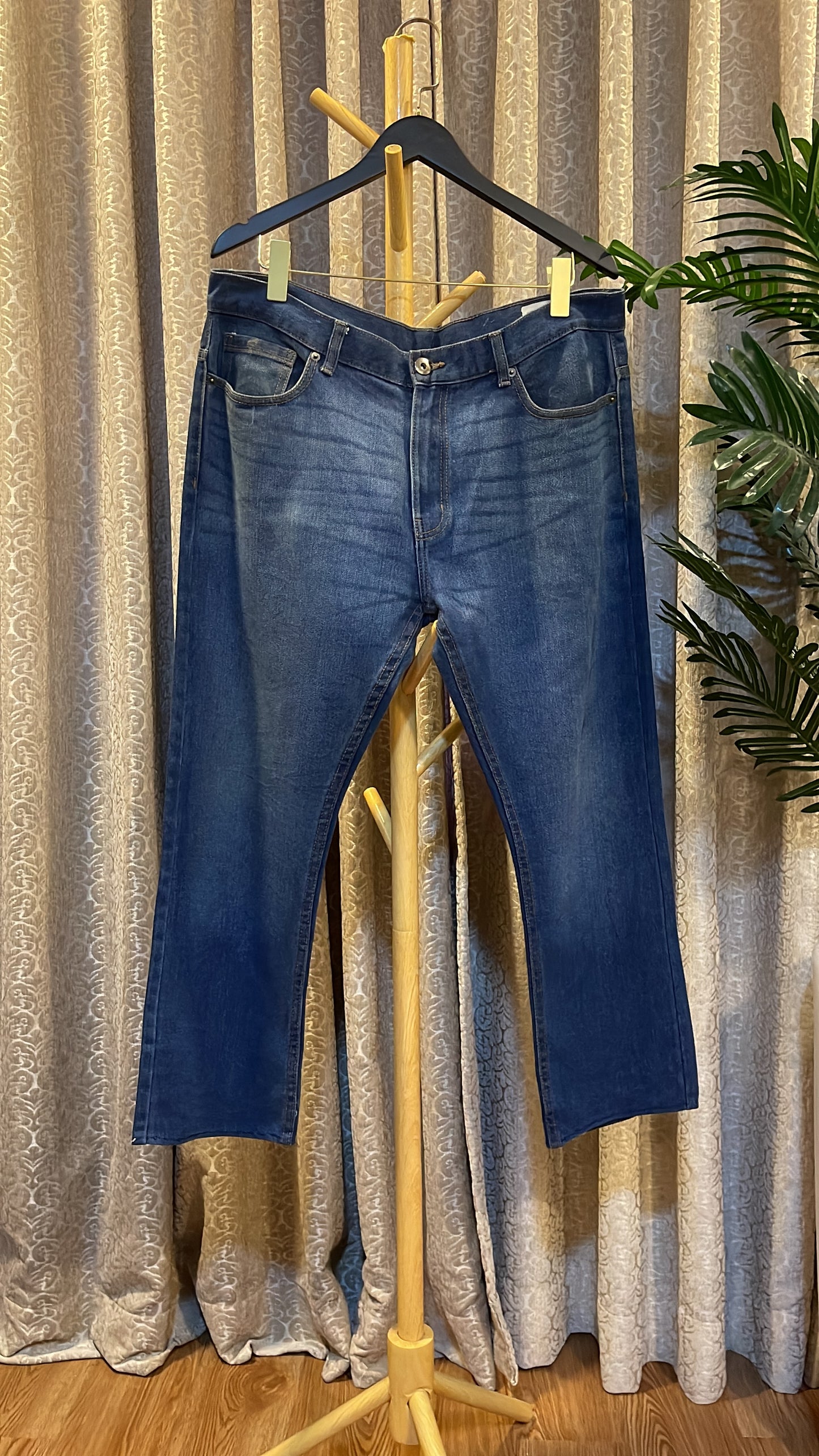 Blue Straight Jeans