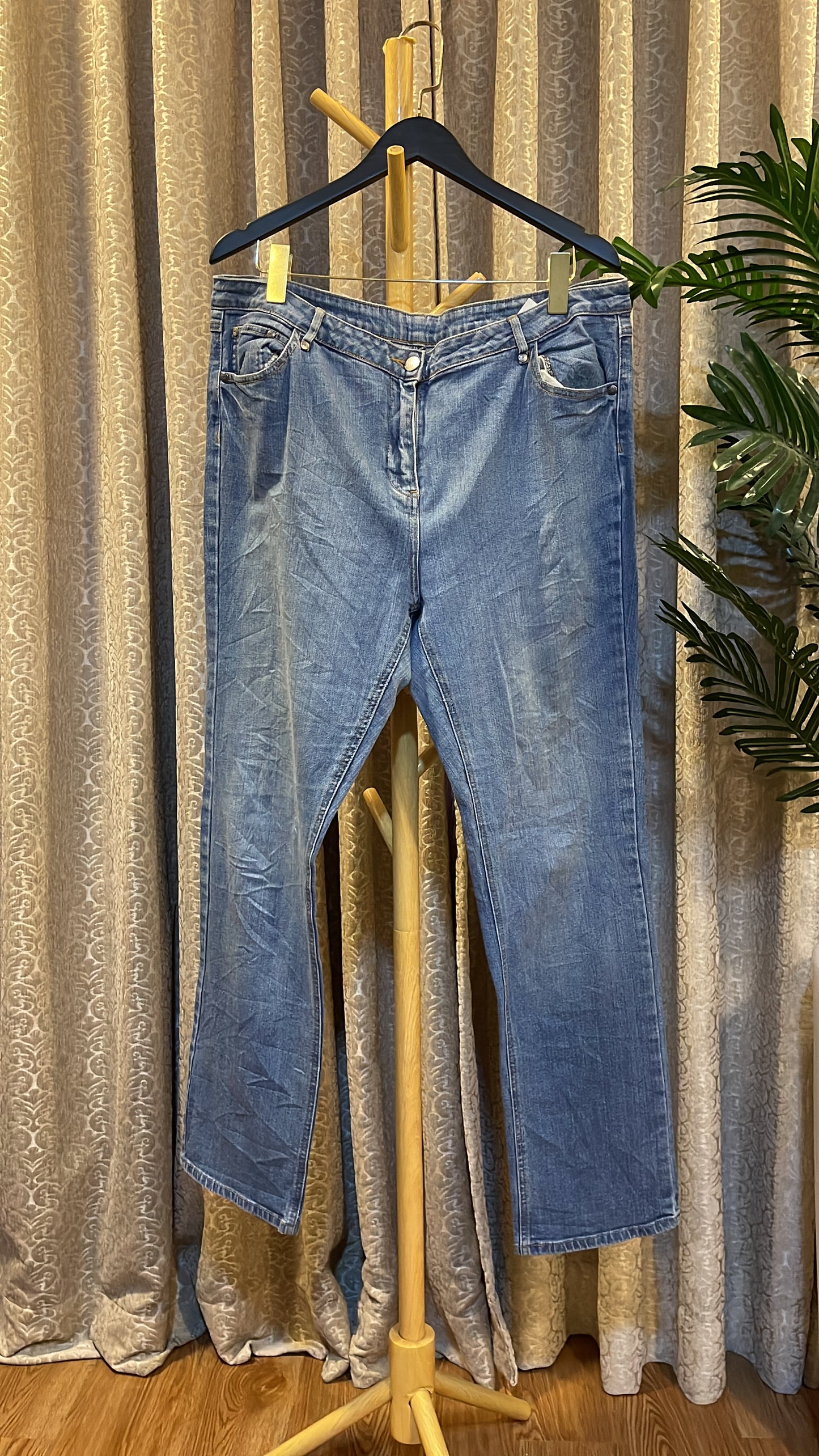Blue Straight Jeans