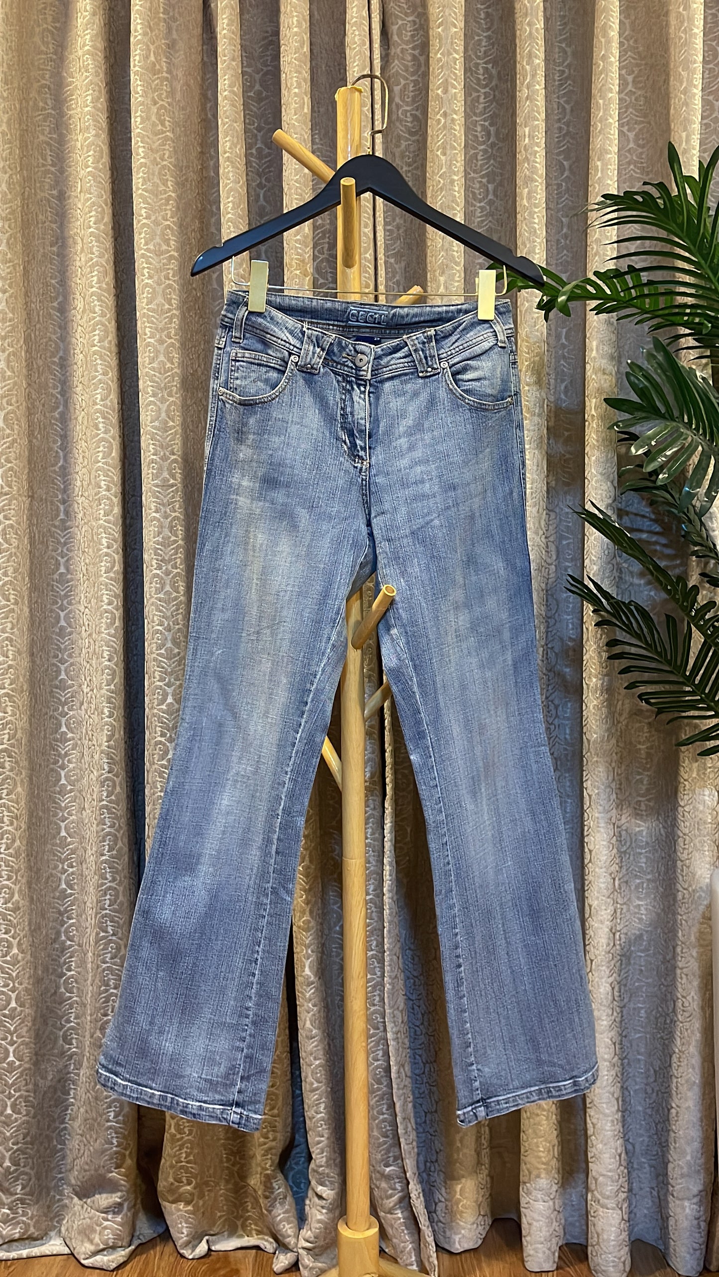 Blue Bootcut Jeans