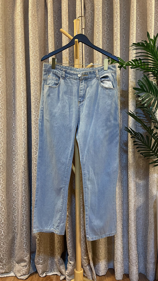 Blue Boyfriend Jeans