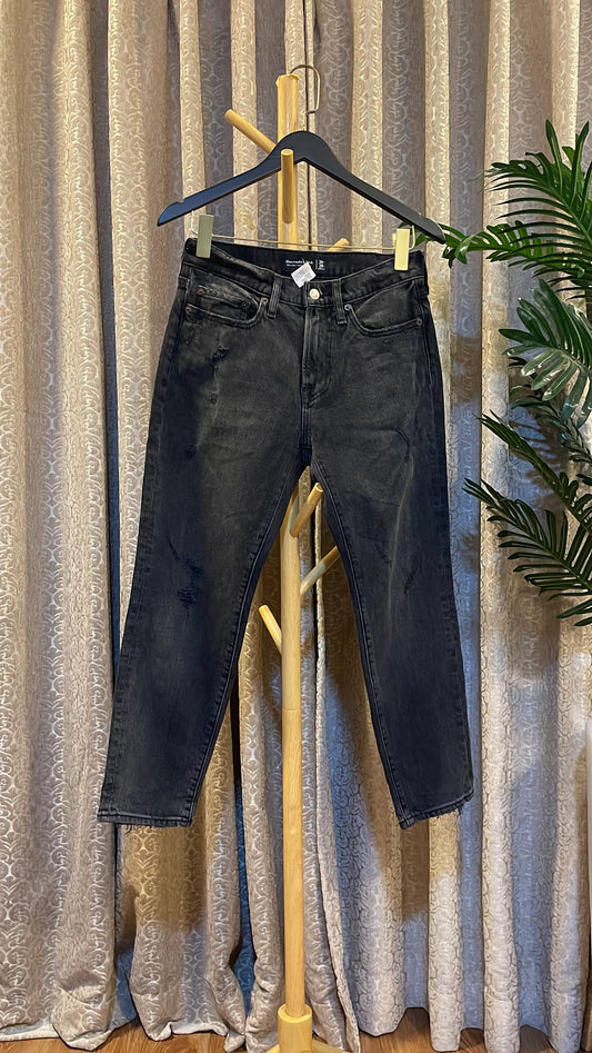 Gray Boyfriend Jeans