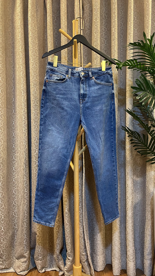 Blue Boyfriend Jeans