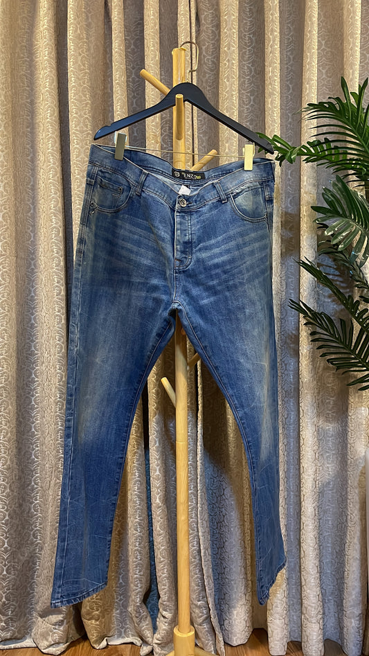 Blue Straight Jeans