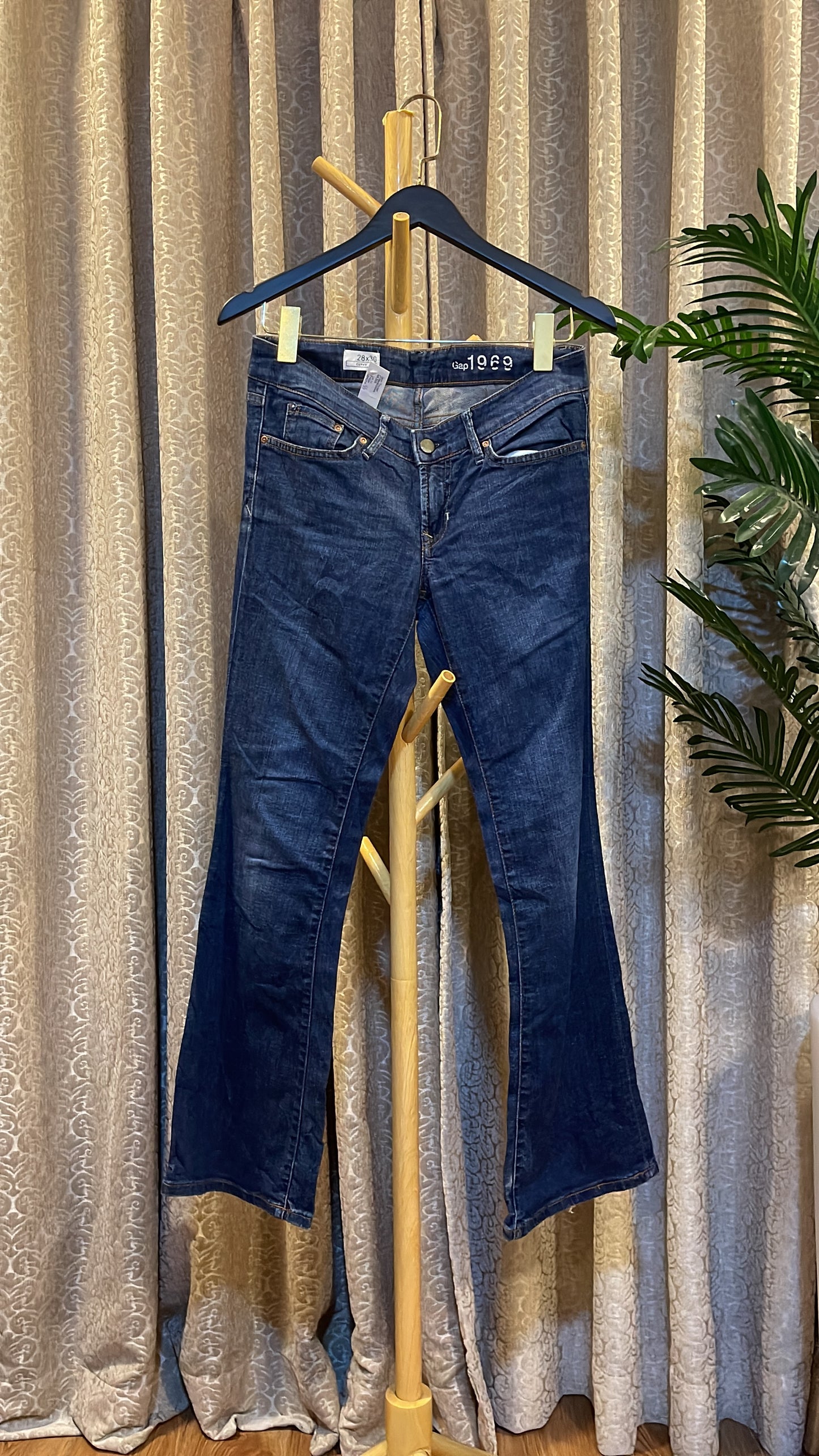 Blue Bootcut Jeans