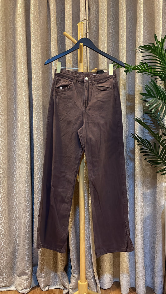 Brown Boyfriend Jeans