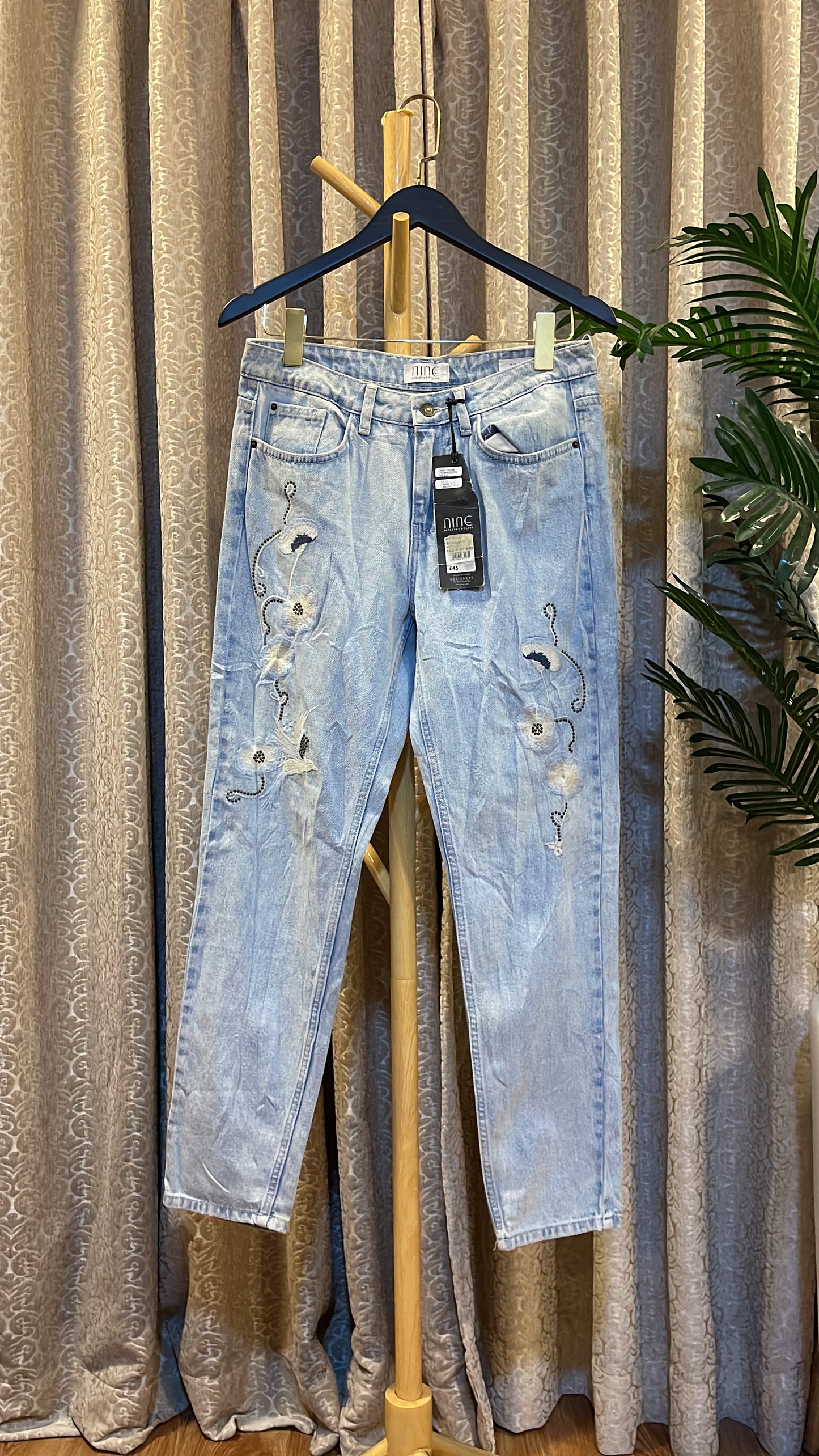 Blue Boyfriend Jeans