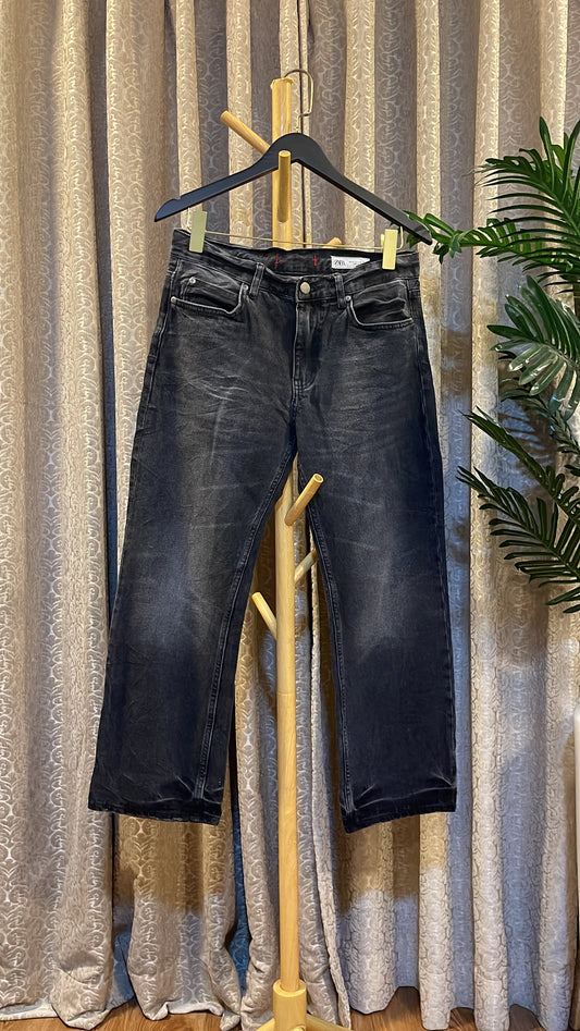 Gray Boyfriend Jeans