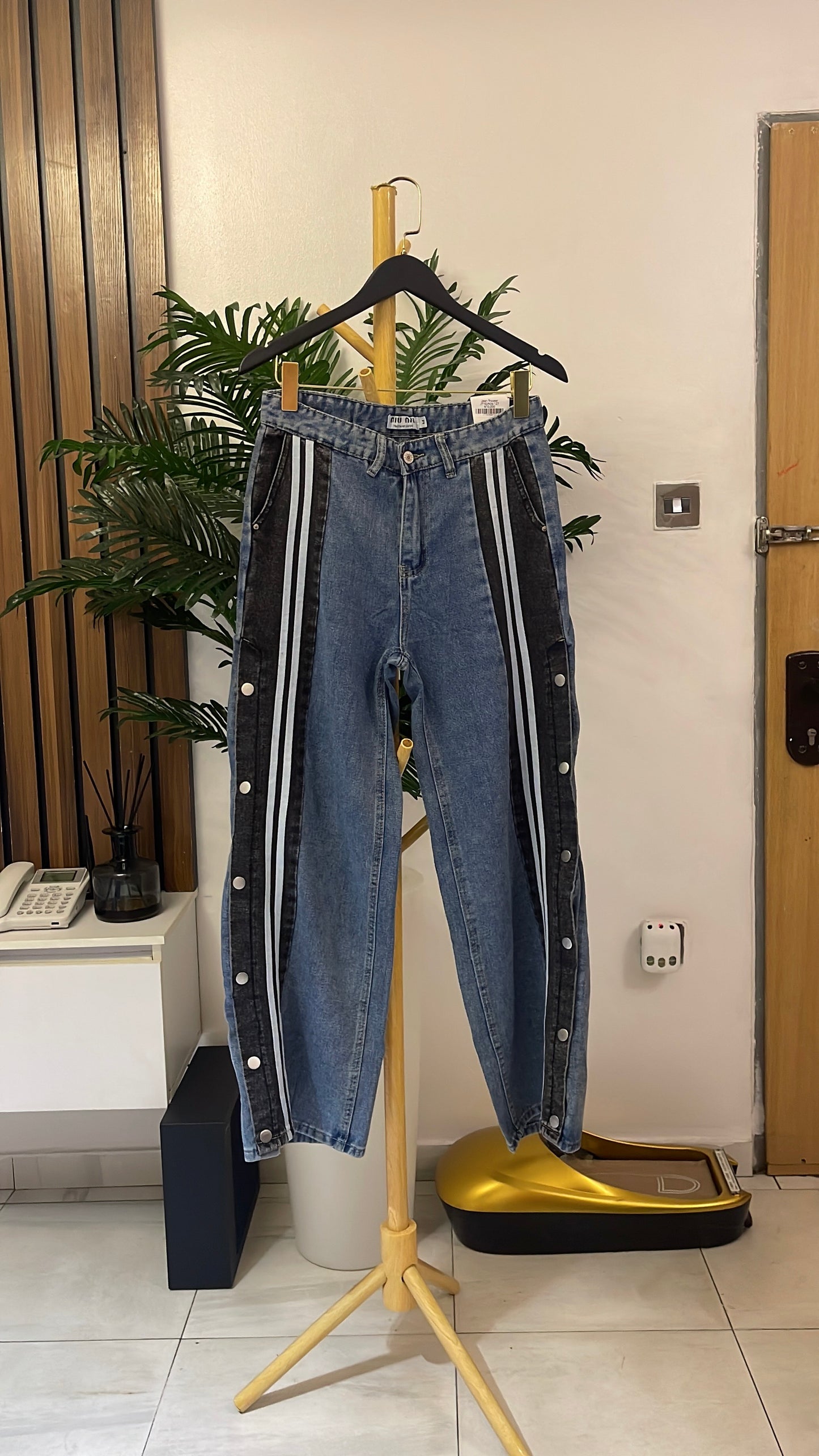 Blue Boyfriend Jeans
