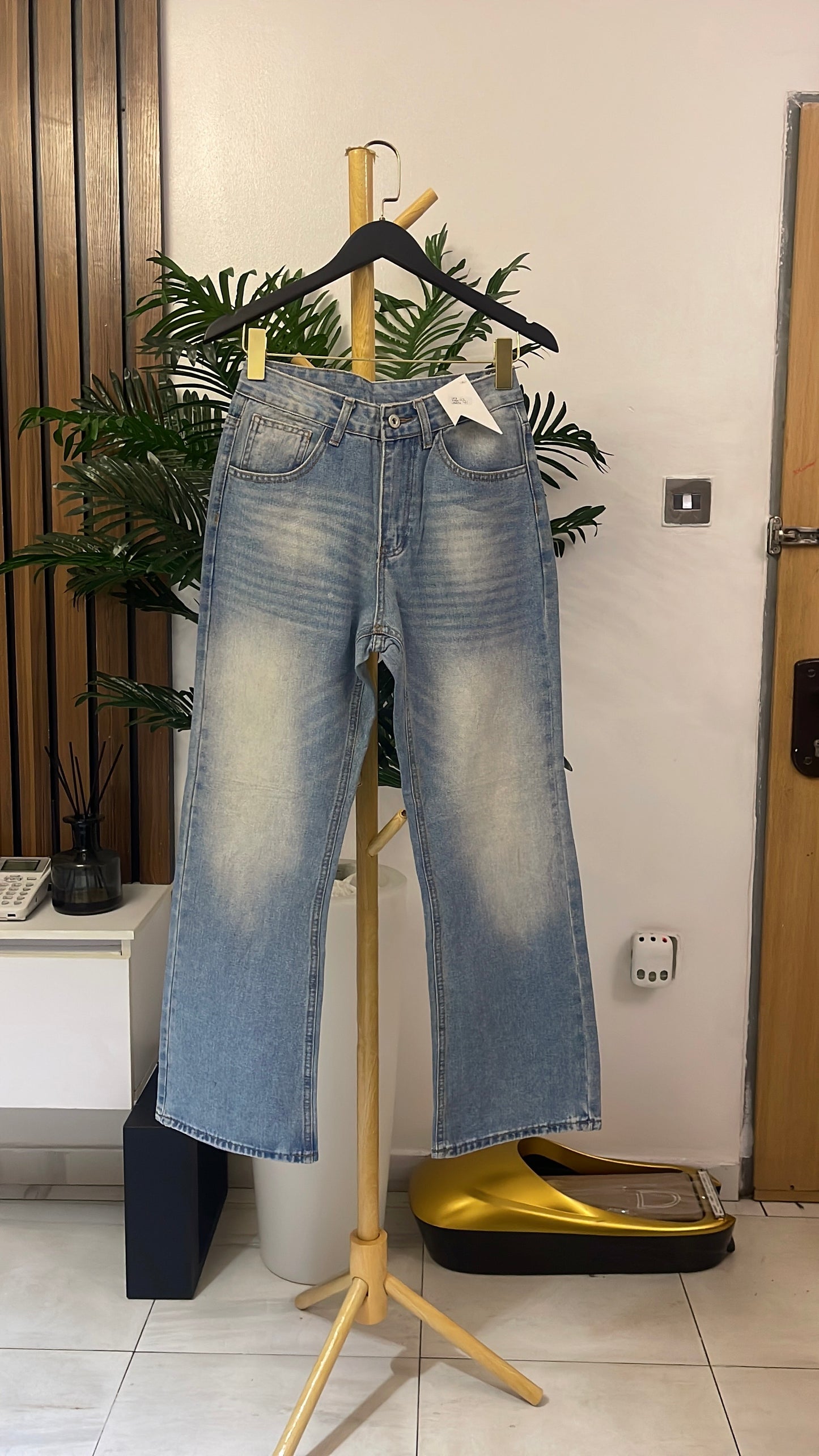Blue Boyfriend Jeans