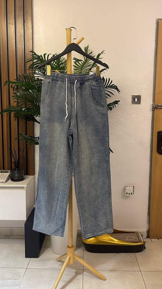 Blue Boyfriend Jeans