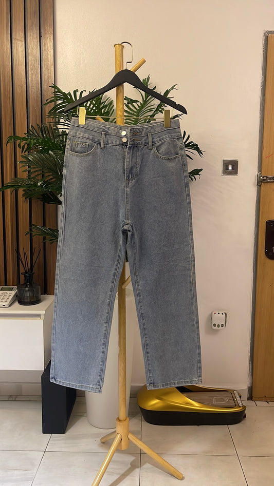 Blue Boyfriend Jeans