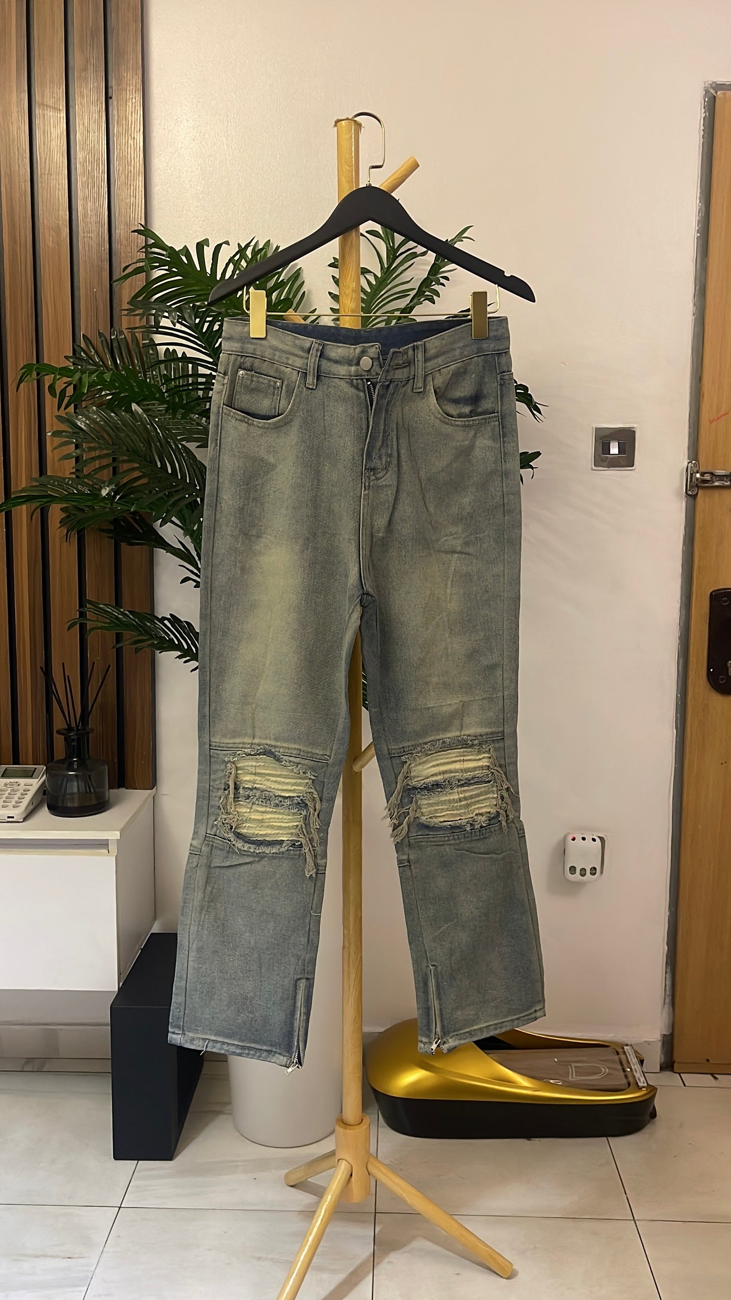 Blue Boyfriend Jeans