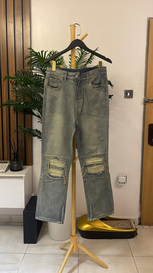 Blue Boyfriend Jeans
