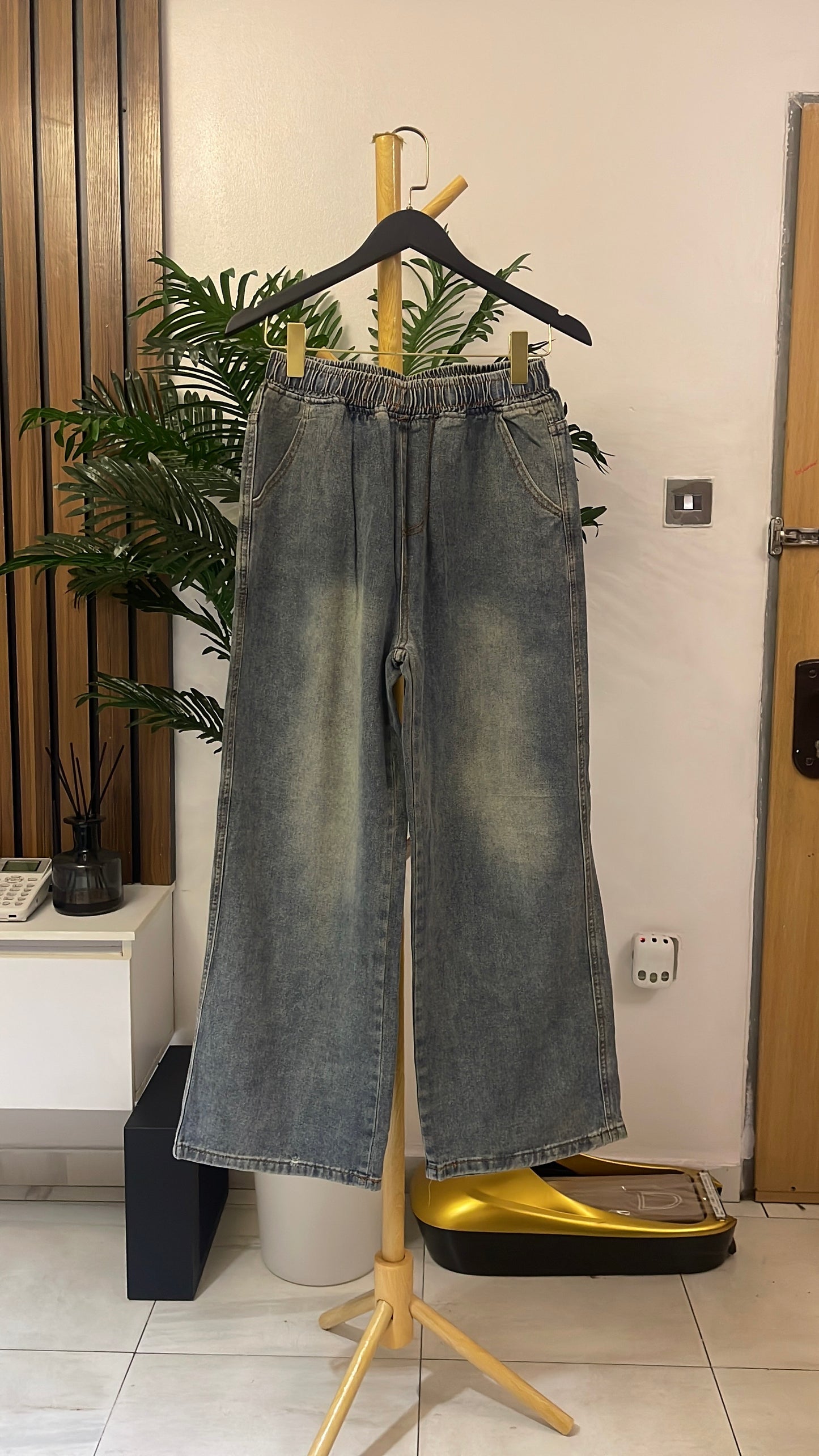 Blue Boyfriend Jeans