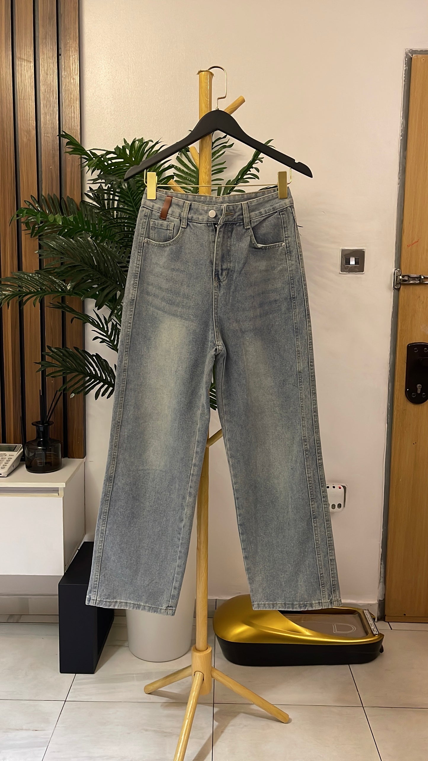Blue Baggy Jeans