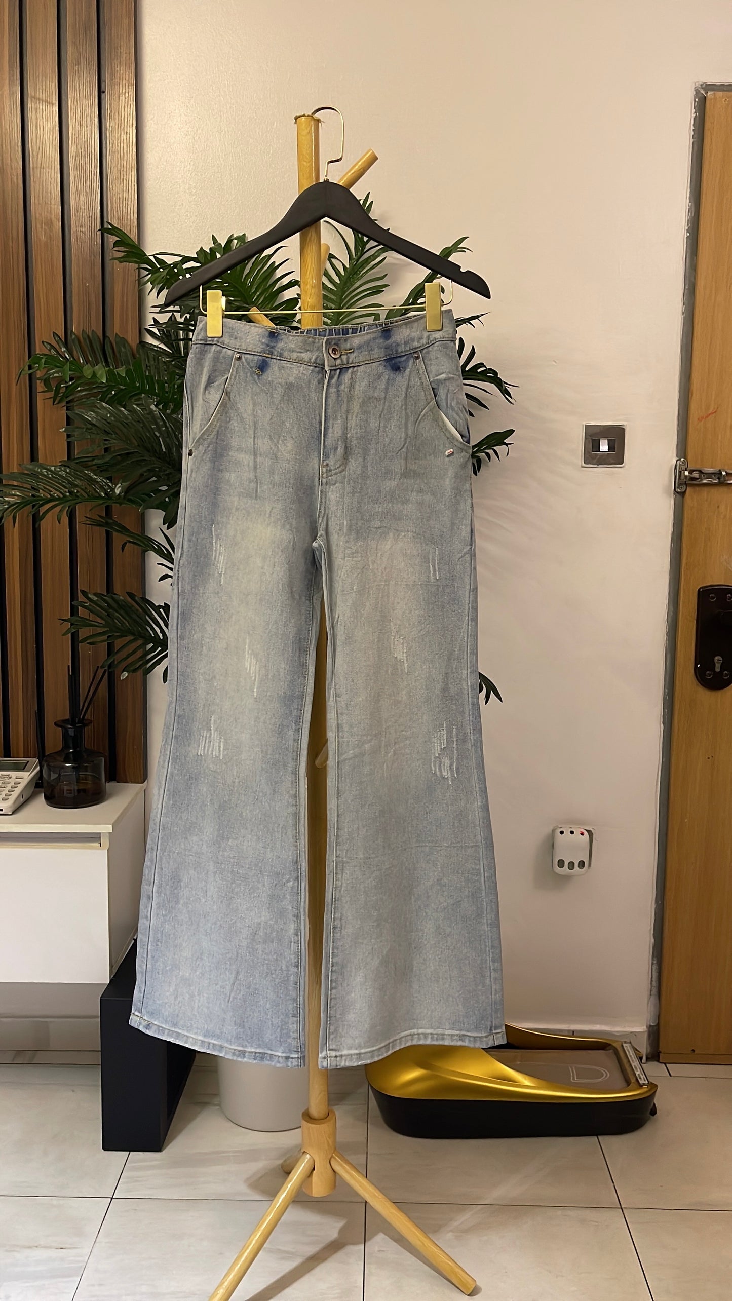 Blue Flare Jeans