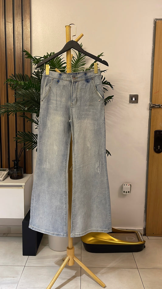 Blue Flare Jeans