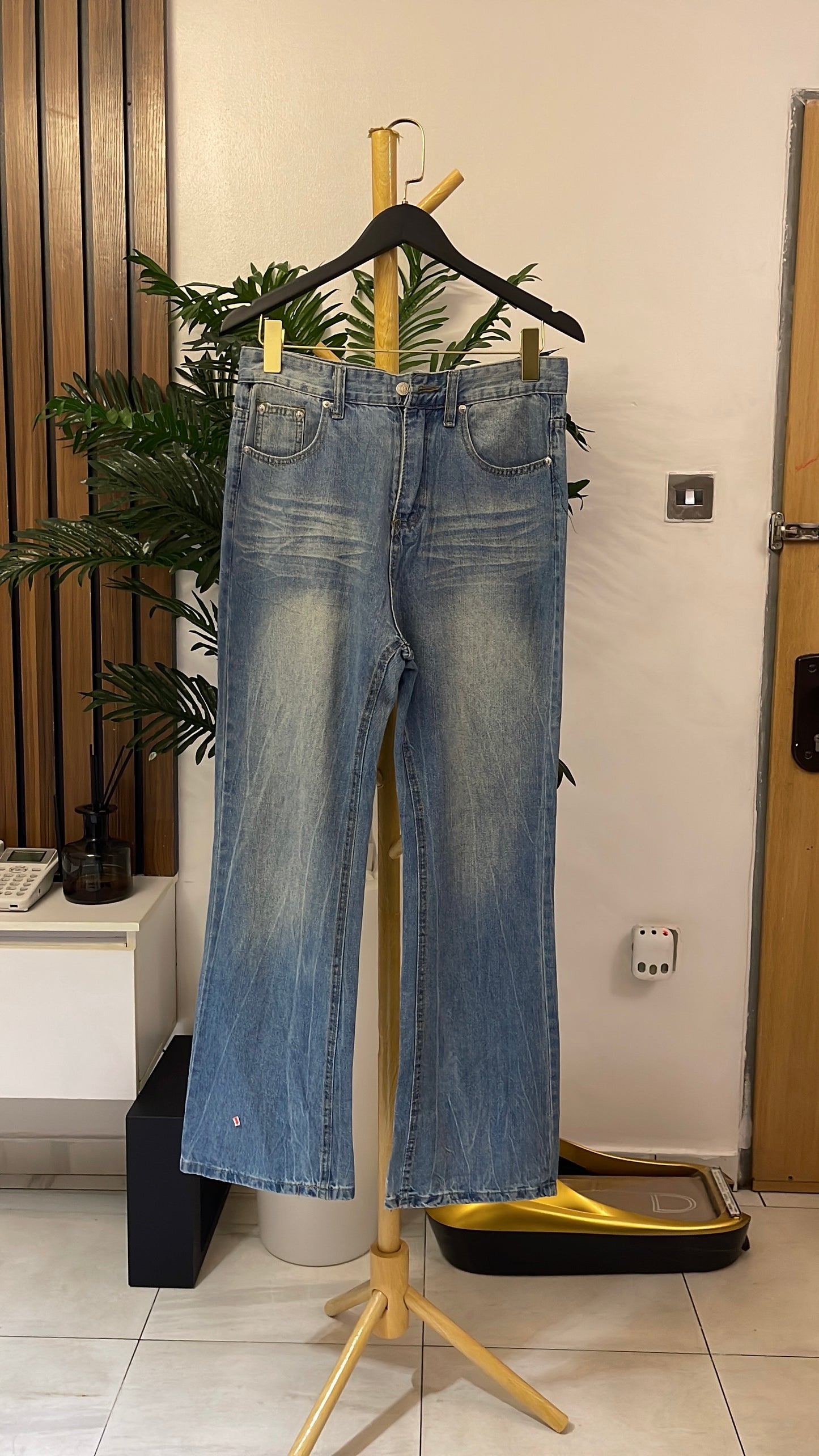 Blue Flare Jeans