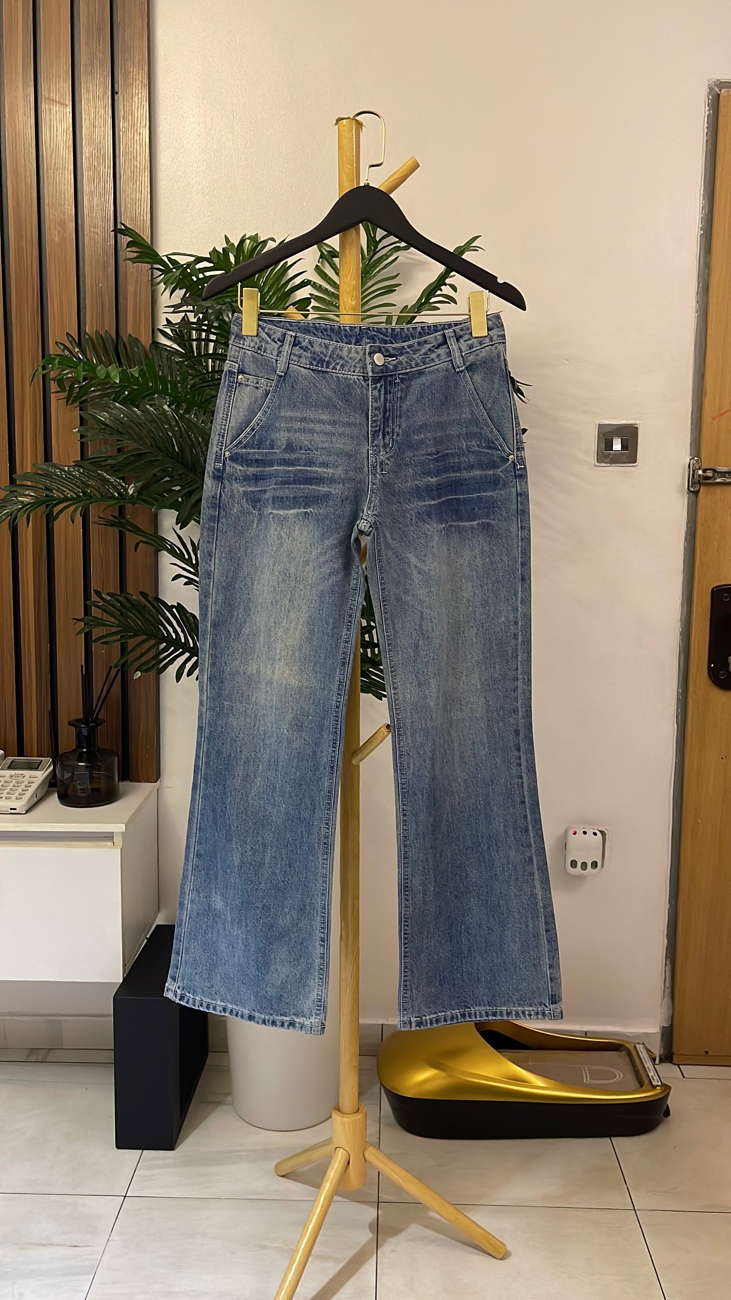 Blue Flare Jeans