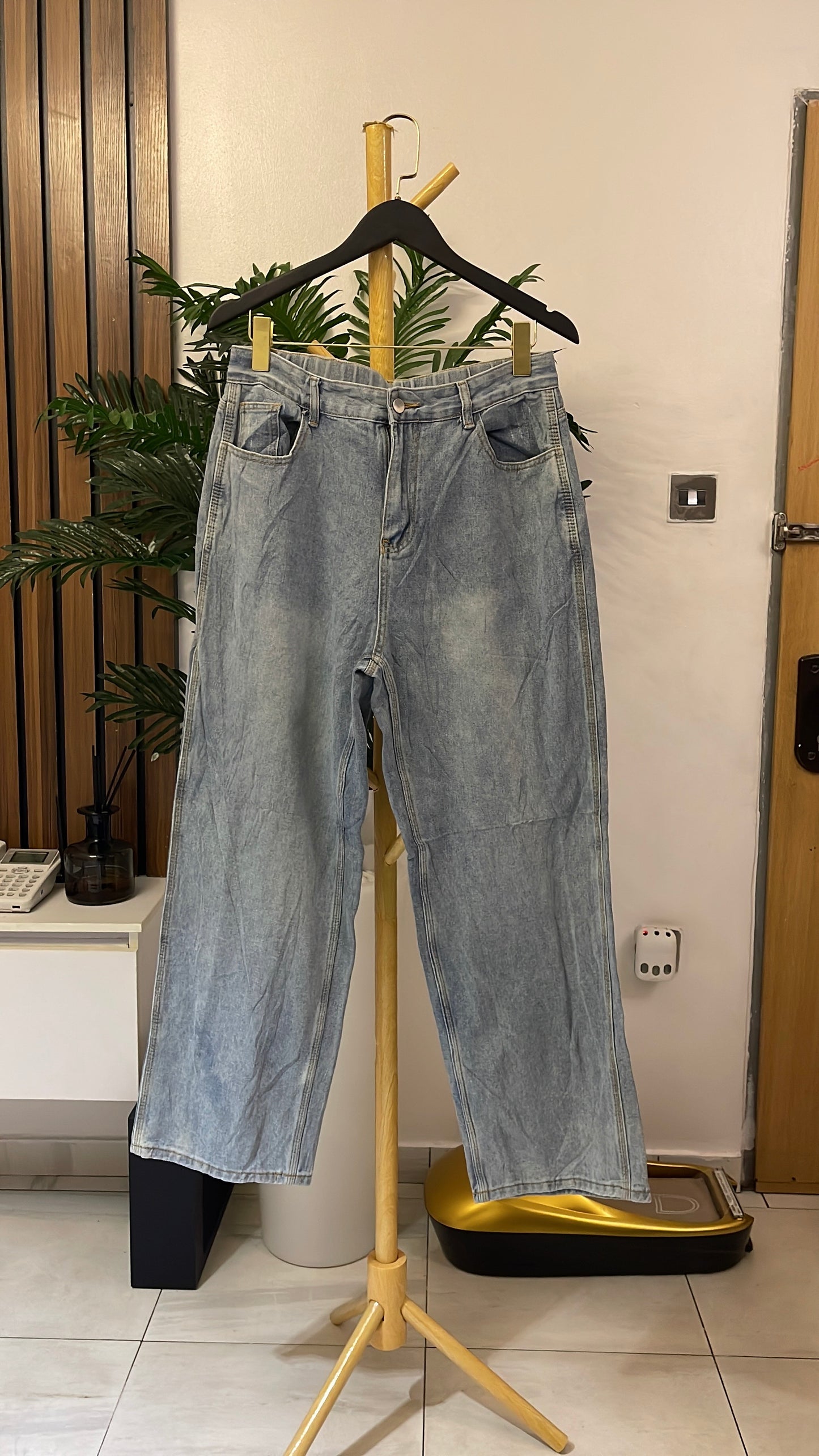 Blue Baggy Jeans