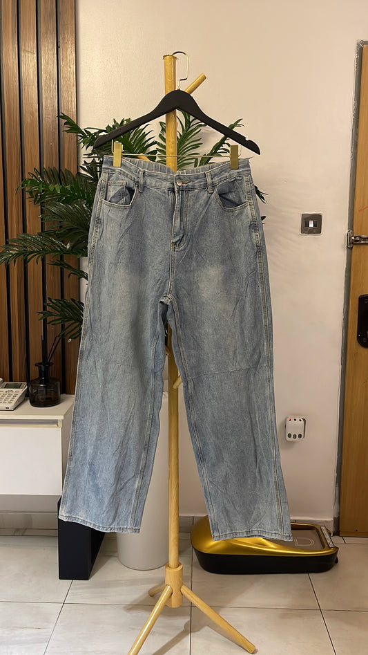 Blue Baggy Jeans
